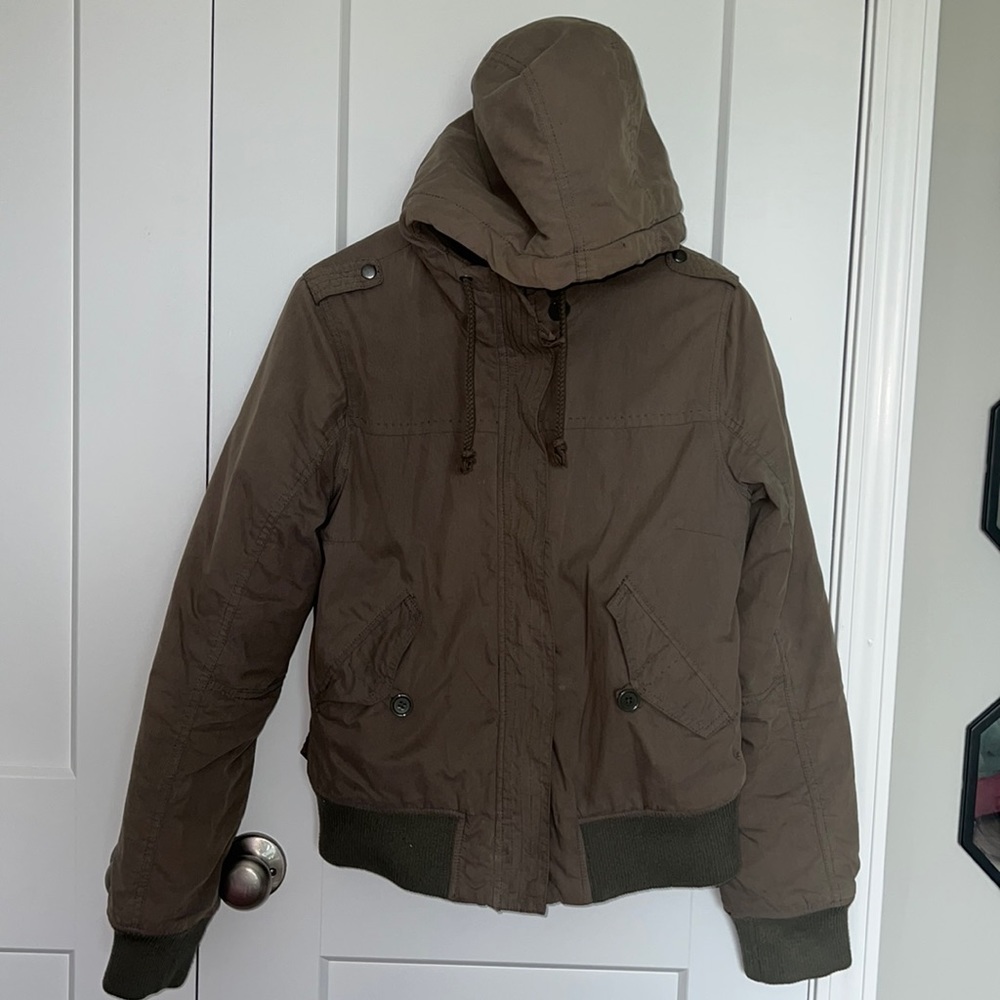 H&M zip up bomber jacket